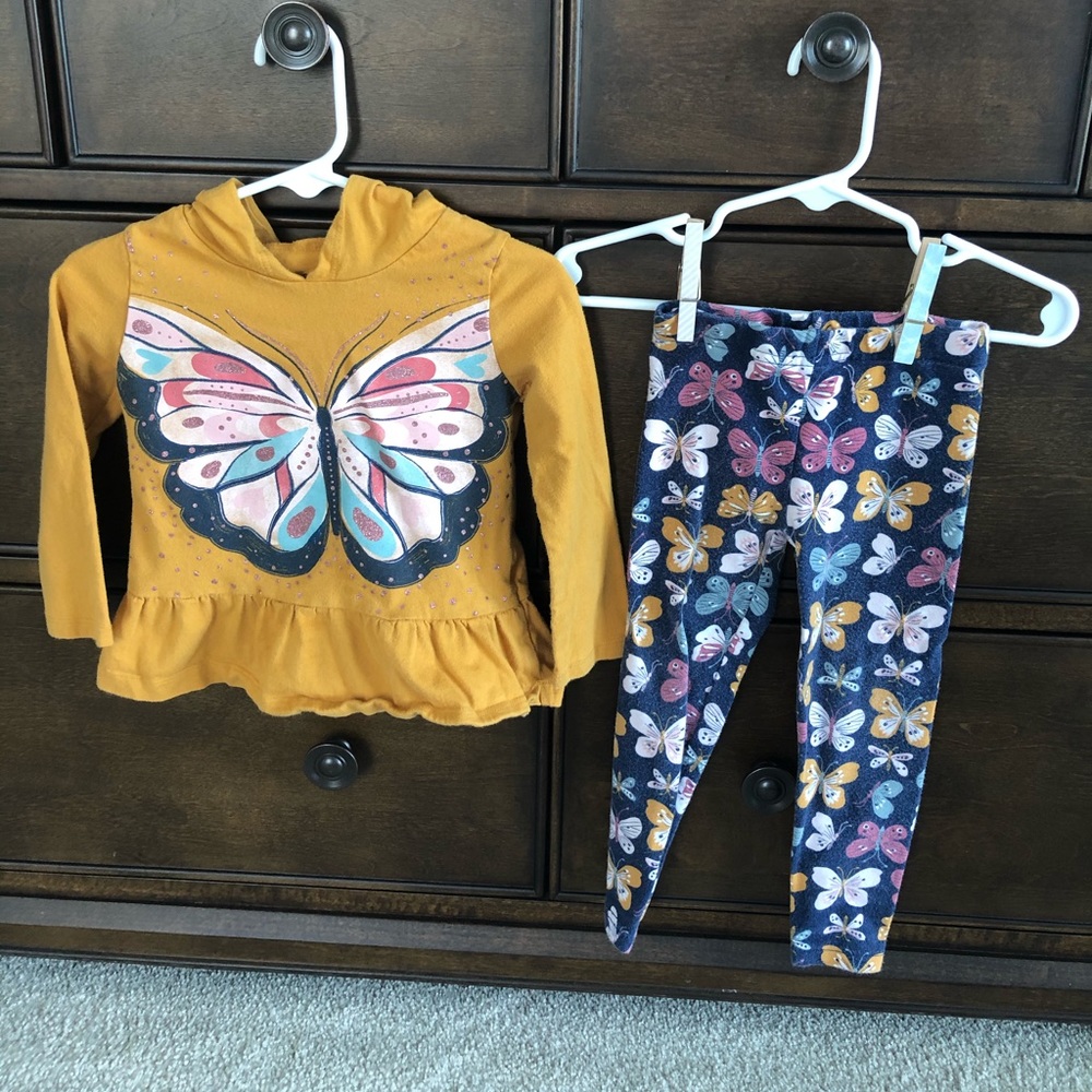 2 Piece Carter’s Toddler Girl Set - 2T